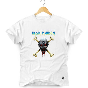Camiseta Masculina Iron Maiden Caveira