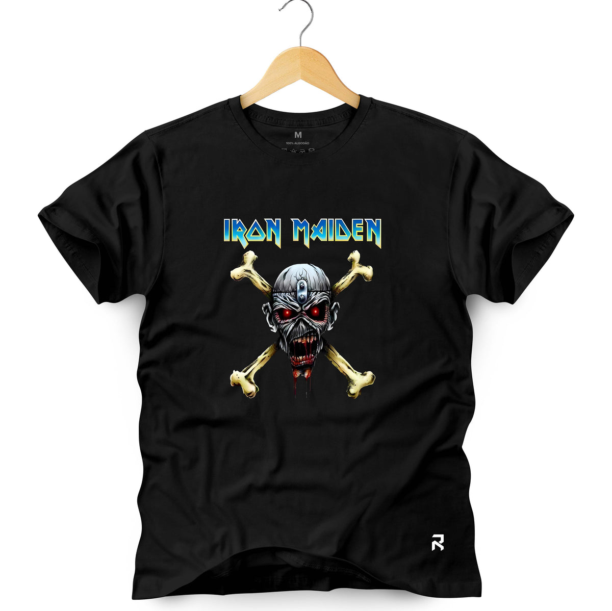 Camiseta Masculina Iron Maiden Caveira