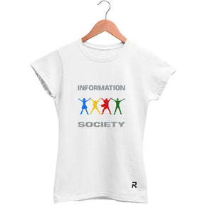Camiseta Baby Look Feminina Information Society
