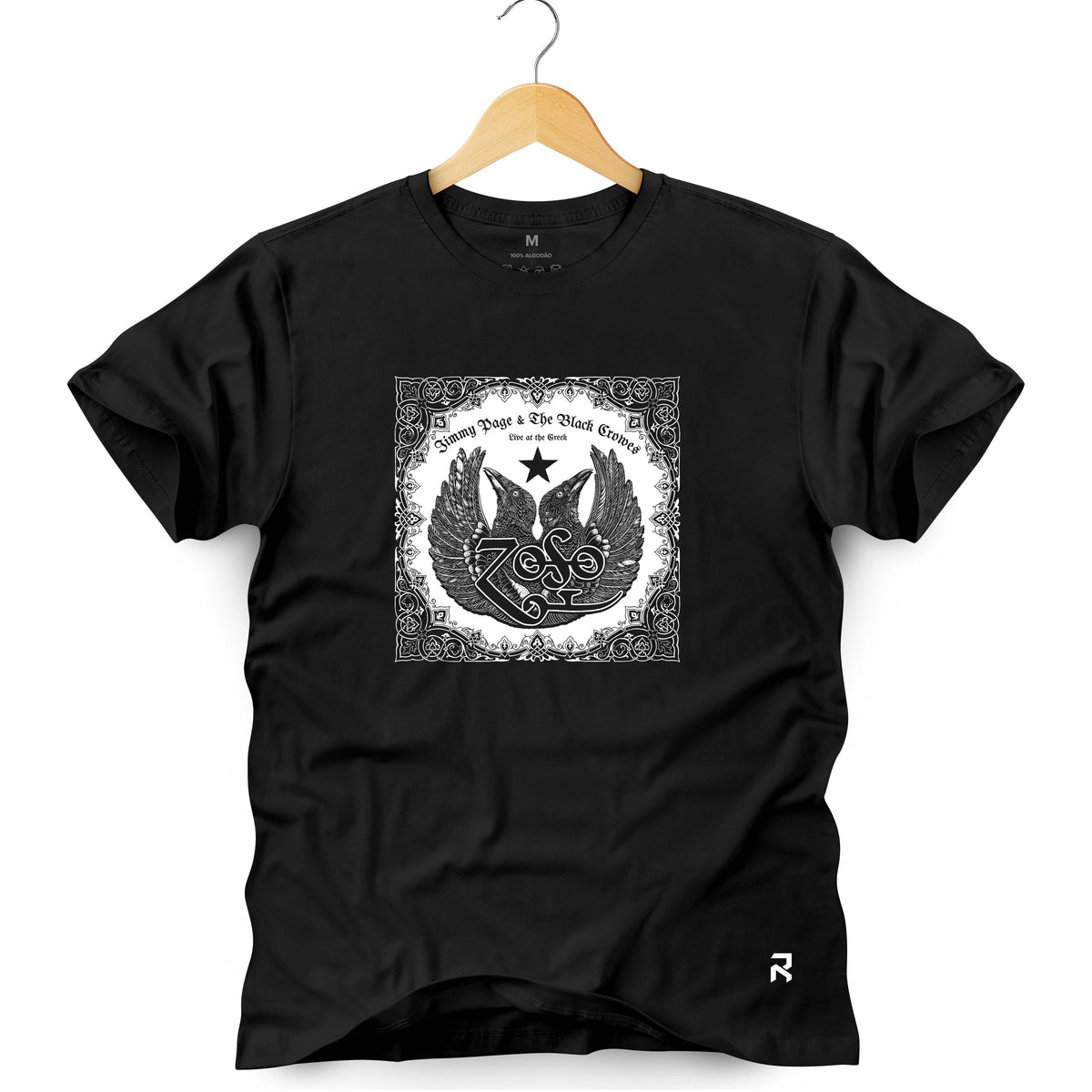 Camiseta Masculina Jimmy Page e Black Crowes