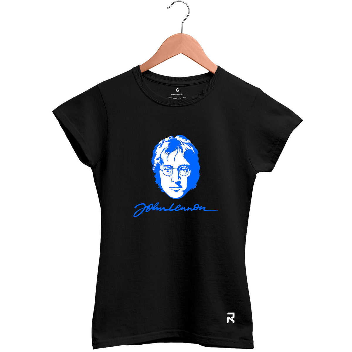 Camiseta Baby Look Feminina John Lennon
