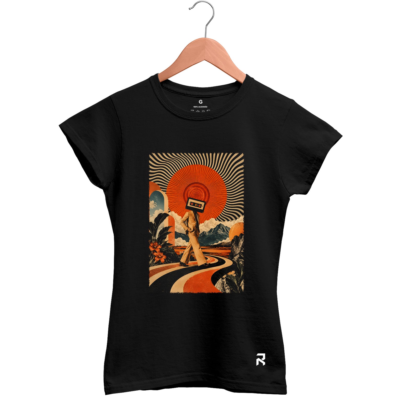 Camiseta Baby Look Feminina K7