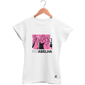 Camiseta Baby Look Feminina Kid Abelha