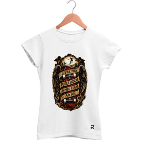Camiseta Baby Look Feminina Lugar ao Sol