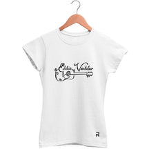 Camiseta Baby Look Feminina Lettering Eddie Vedder
