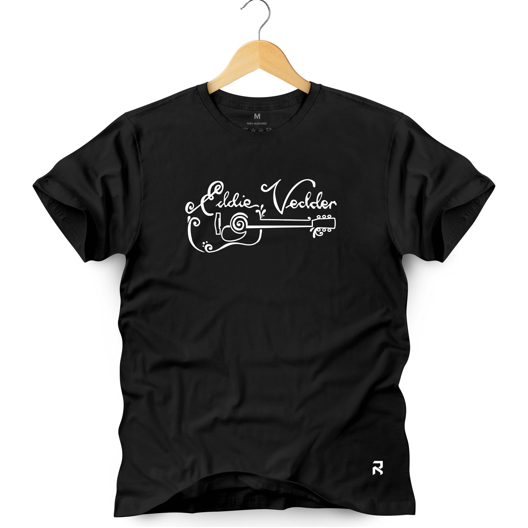 Camiseta Masculina Lettering Eddie Vedder