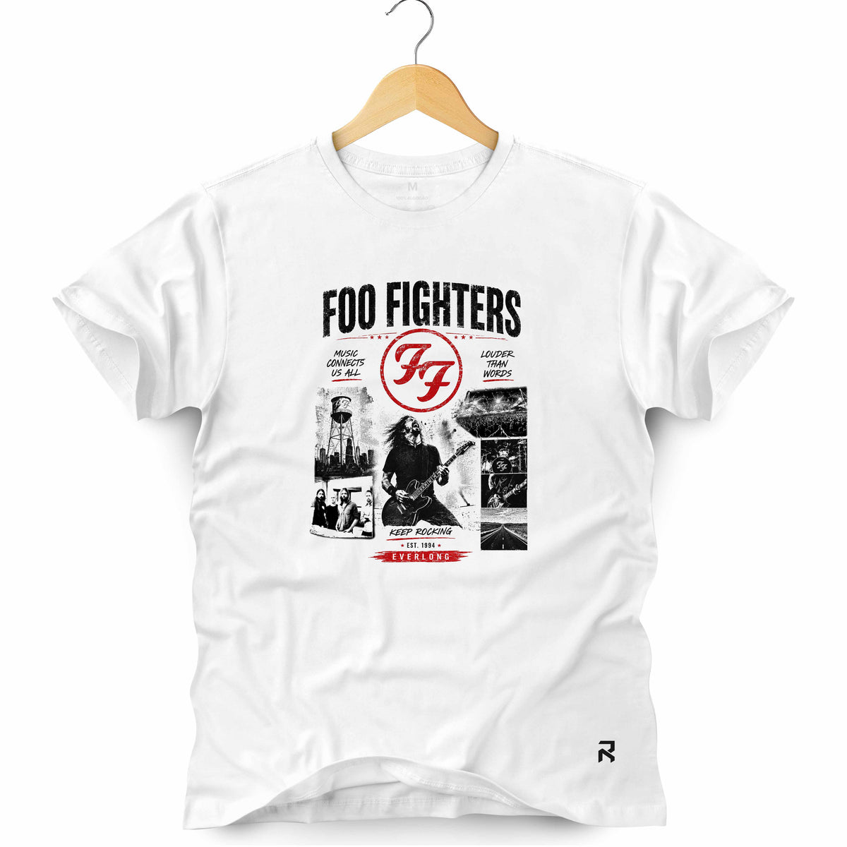 Camiseta Masculina Louder Foo Fighters