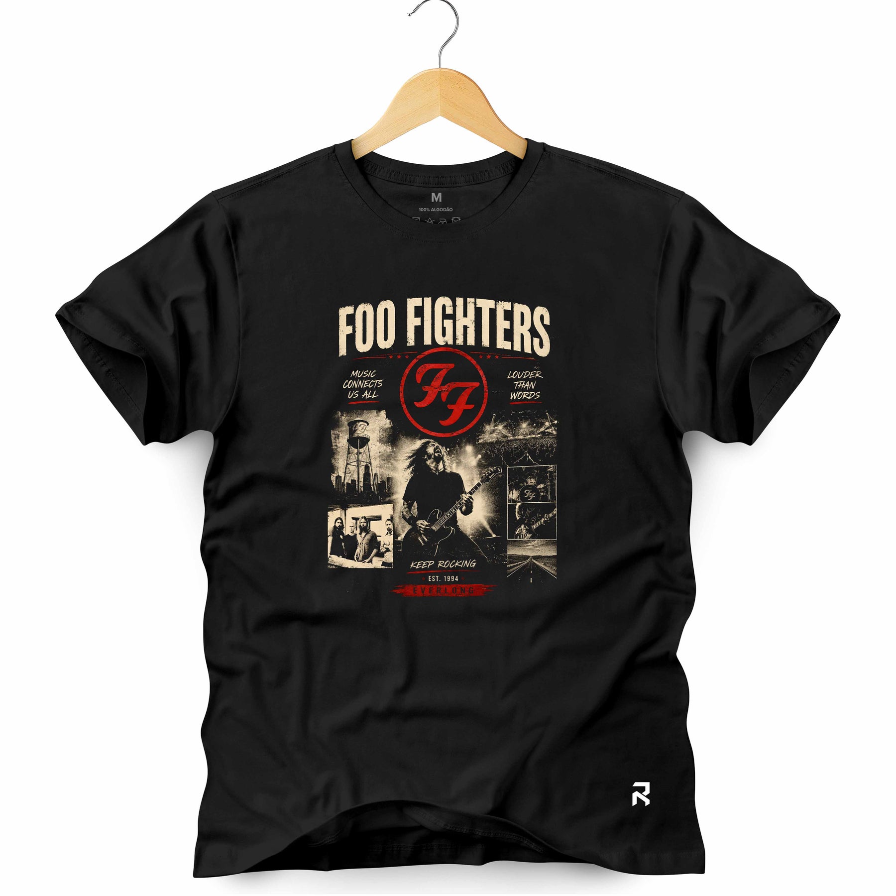 Camiseta Masculina Louder Foo Fighters