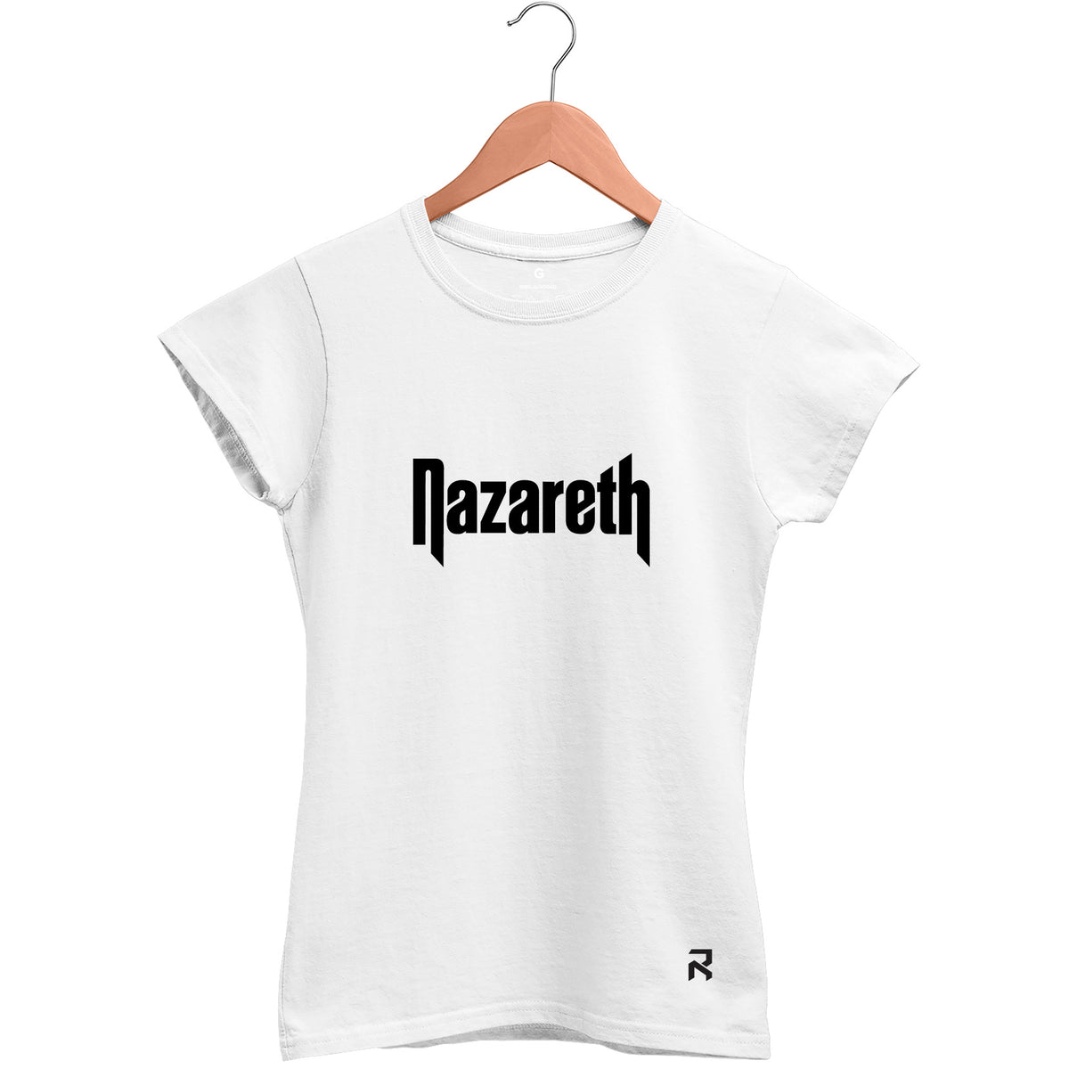 Camiseta Baby Look Feminina Lettering Nazareth