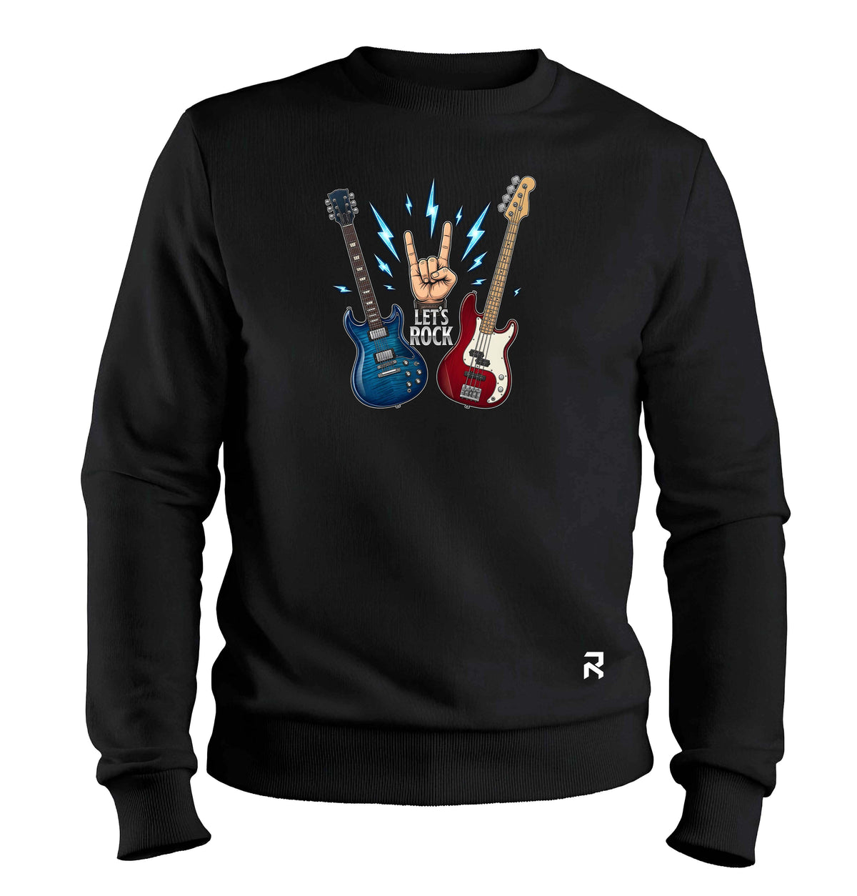 Moletom Unissex Let's Rock Guitars