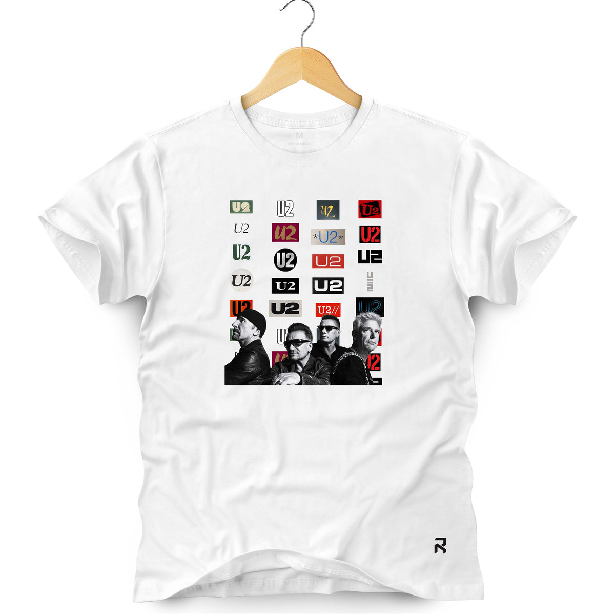 Camiseta Masculina Logos U2