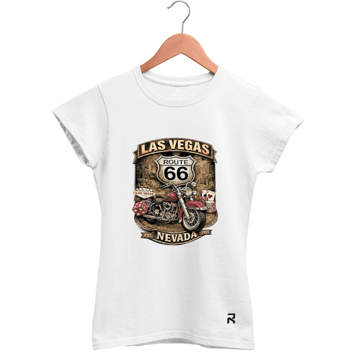 Camiseta Baby Look Feminina Las Vegas