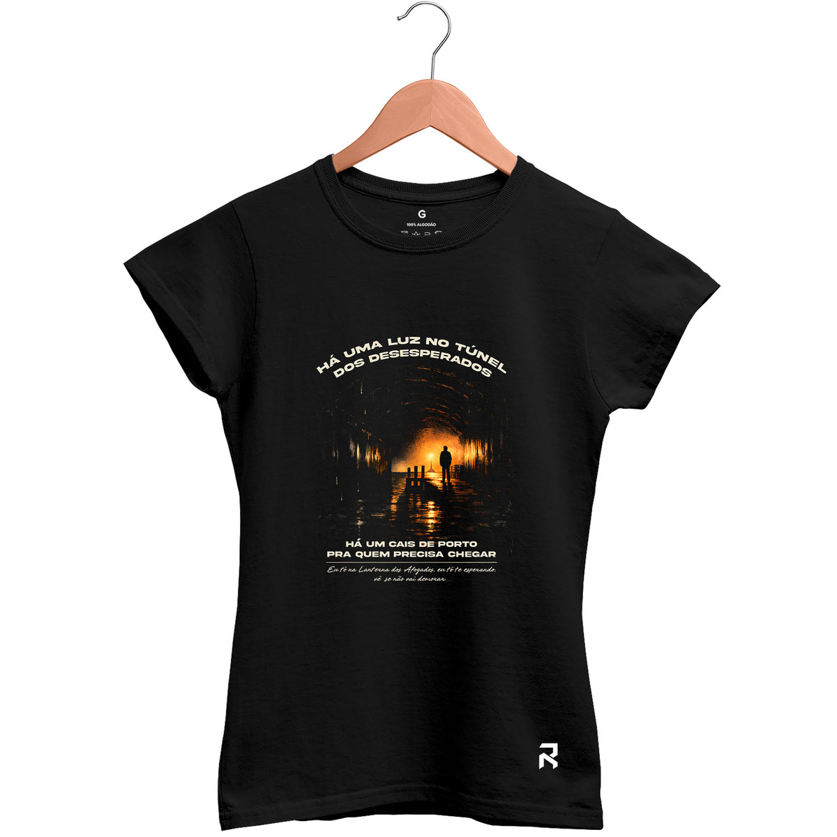 Camiseta Baby Look Feminina Lanterna Dos Afogados