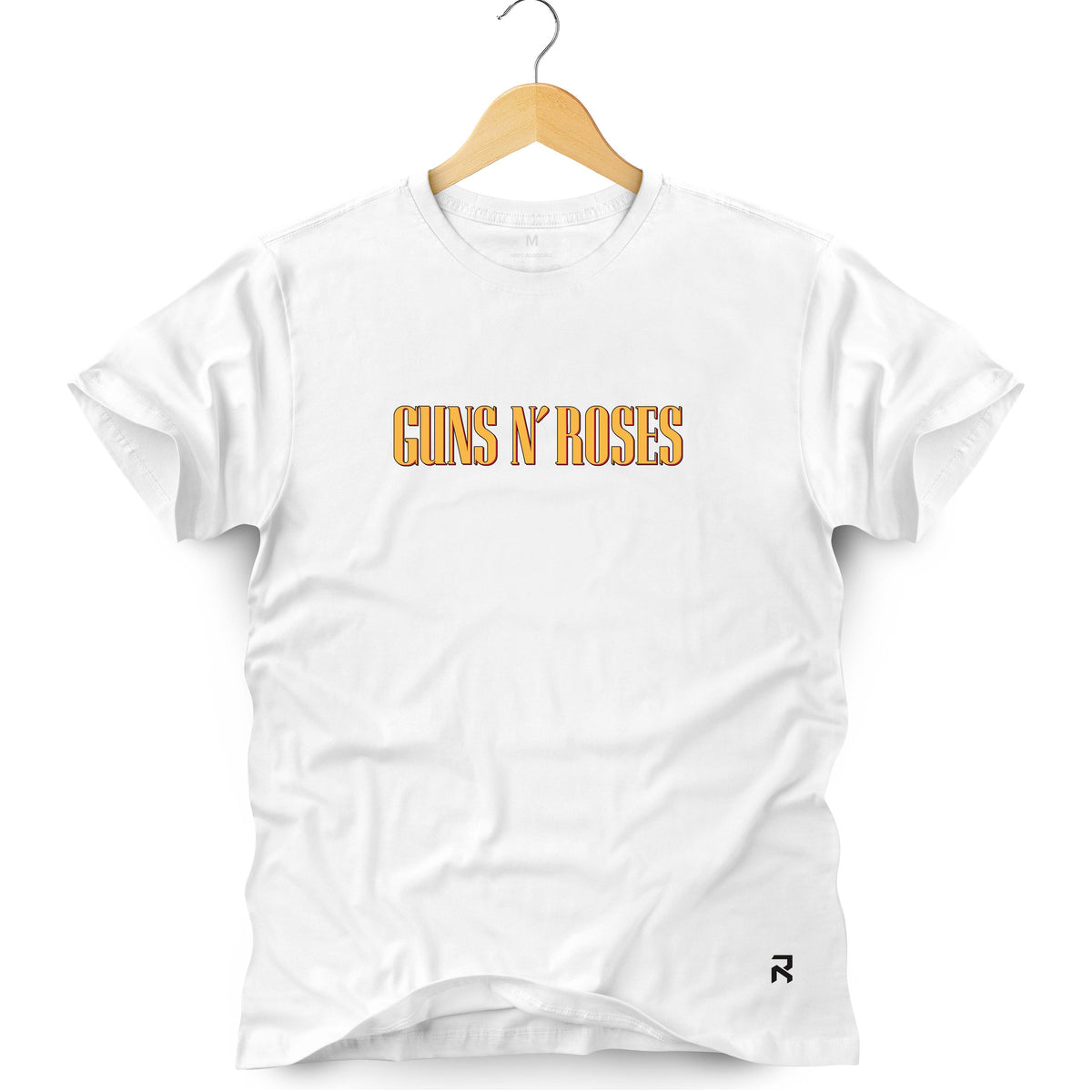 Camiseta Masculina Lettering Guns