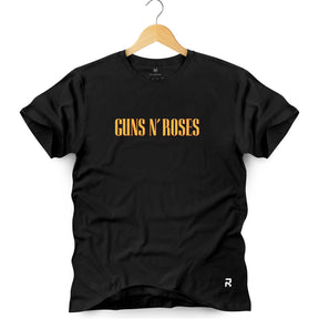 Camiseta Masculina Lettering Guns