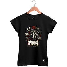 Camiseta Baby Look Feminina Mulher De Fases