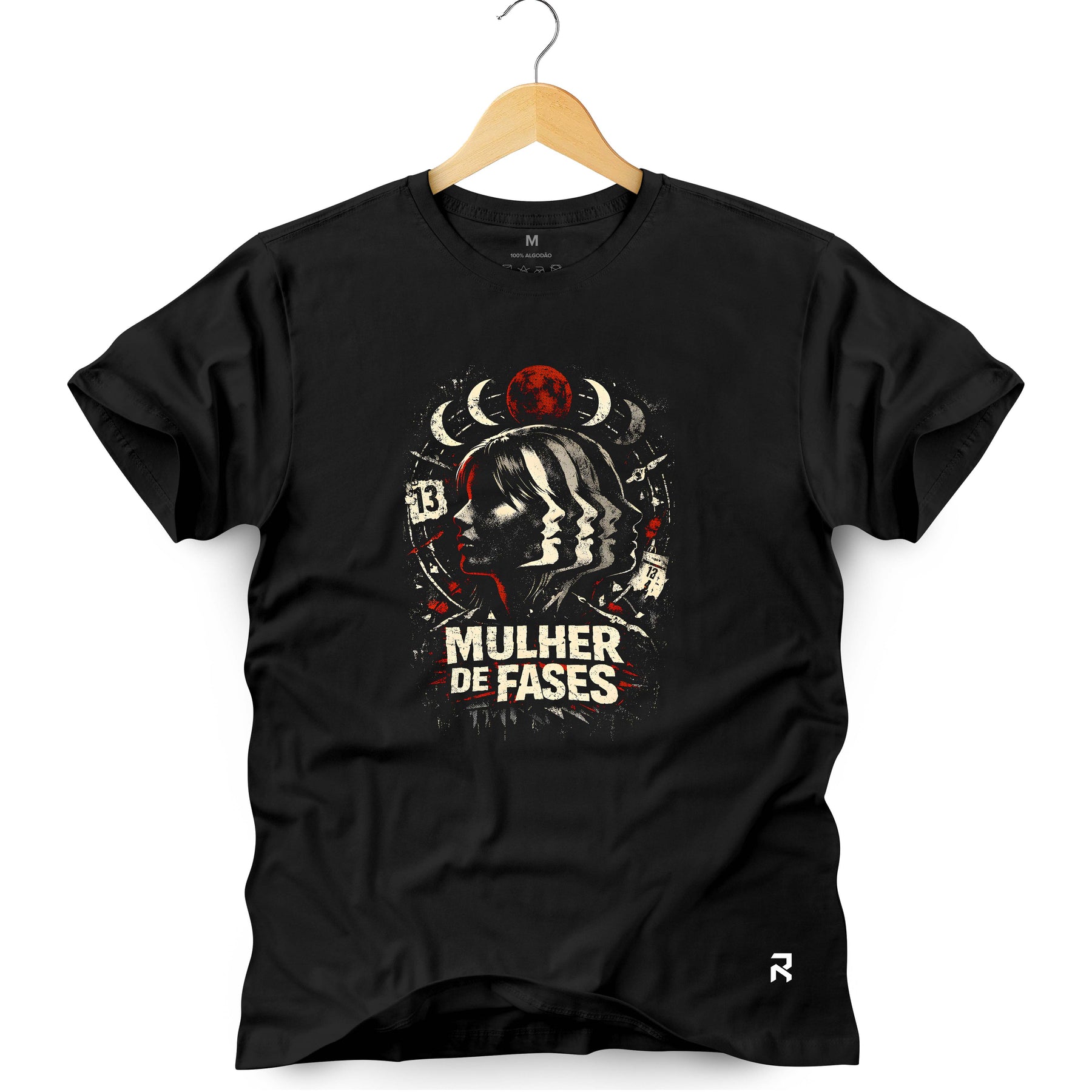 Camiseta Masculina Mulher De Fases