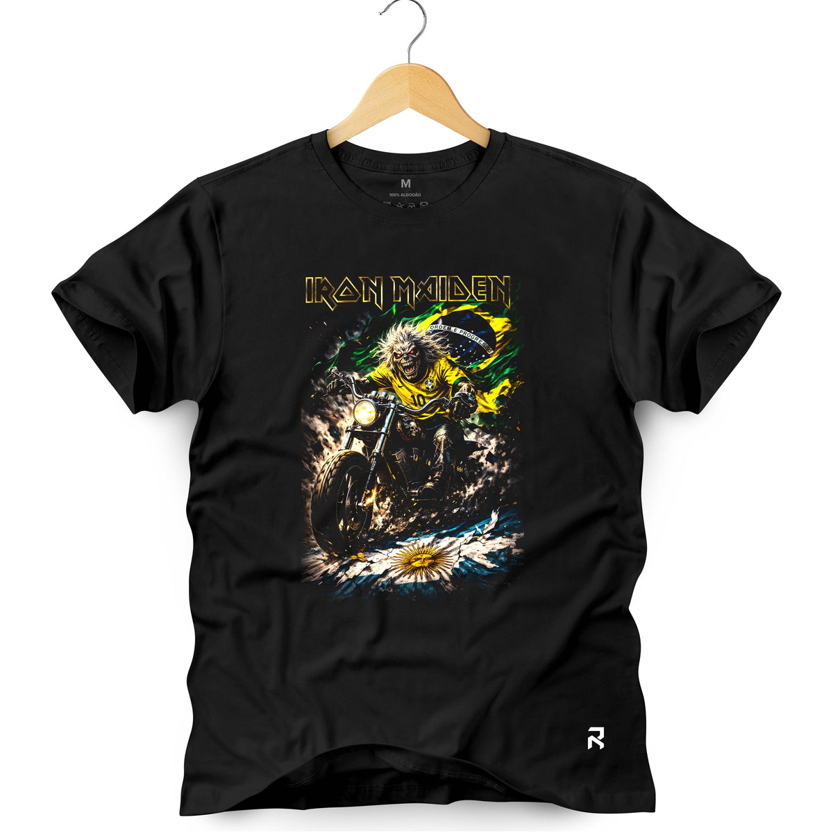 Camiseta Masculina Moto Iron Maiden Copa