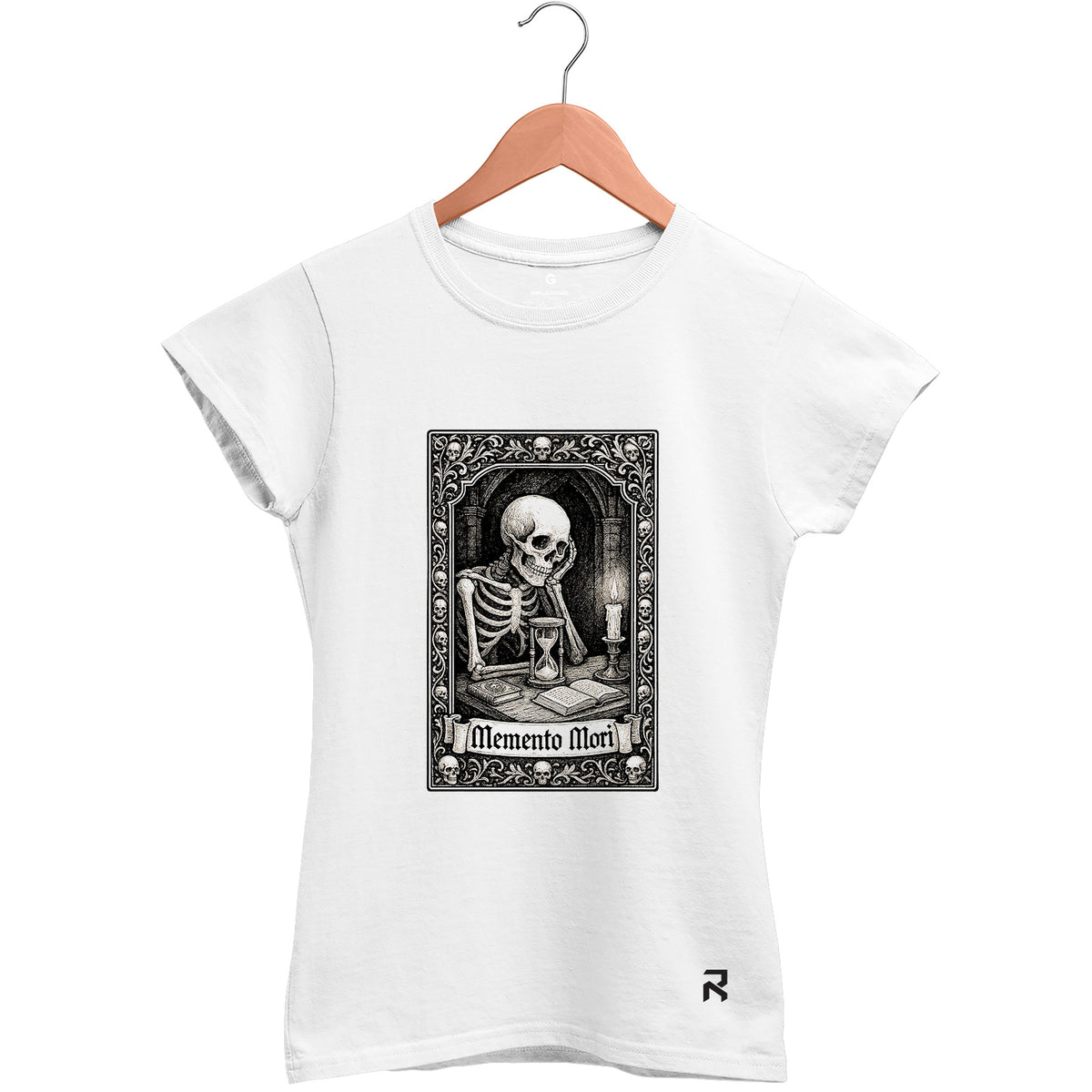 Camiseta Baby Look Feminina Memento Mori