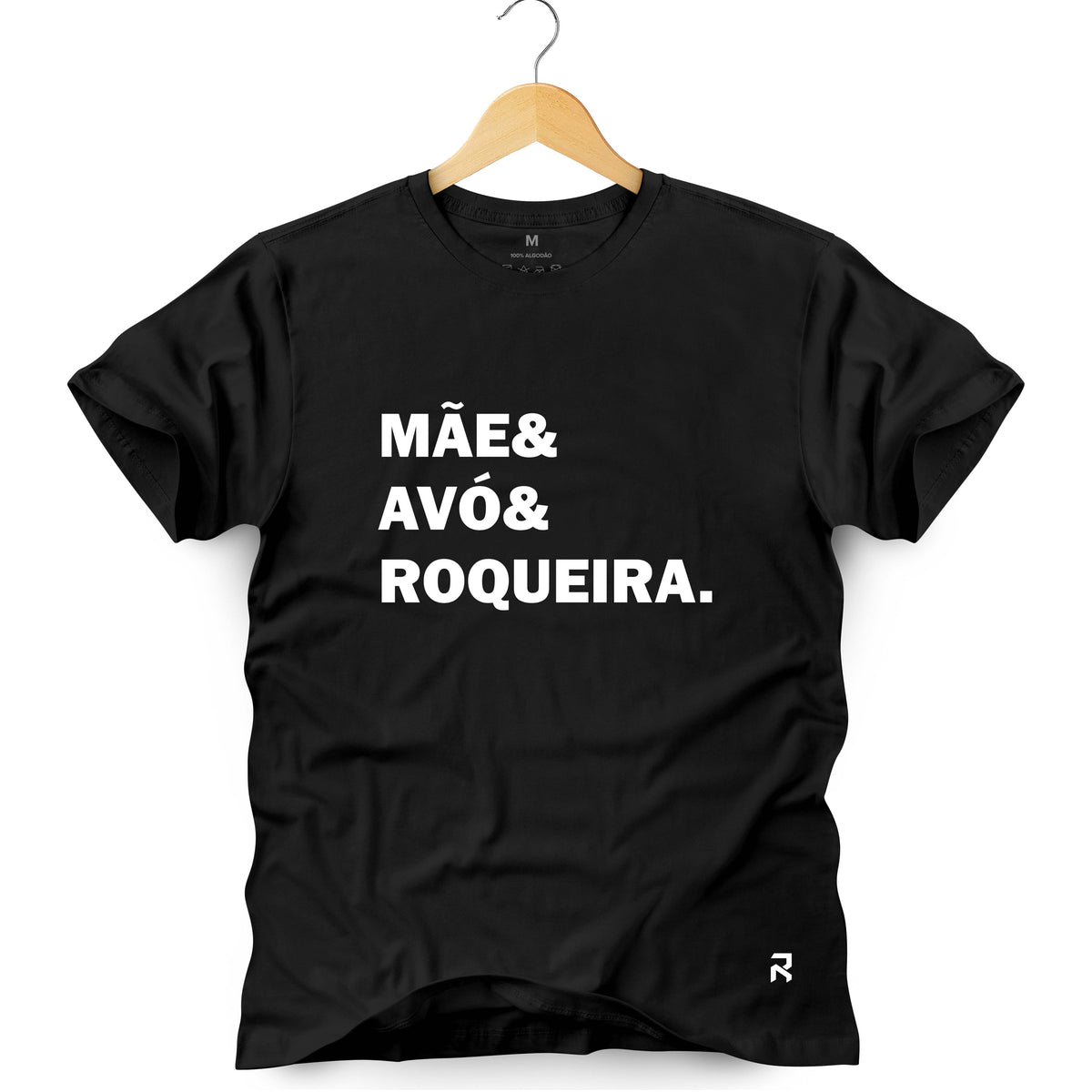 Camiseta Masculina Mãe Avó e Roqueira