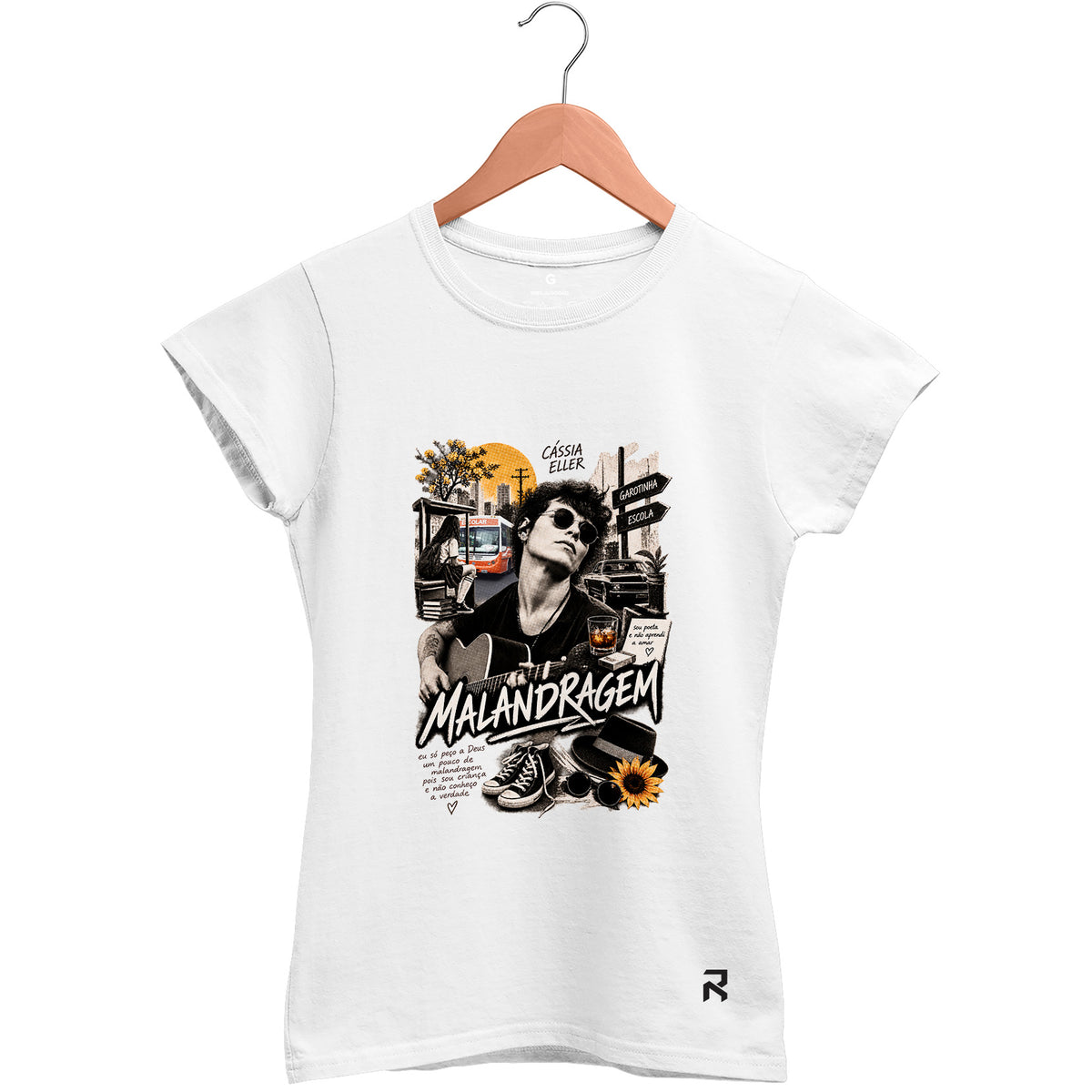 Camiseta Baby Look Feminina Malandragem