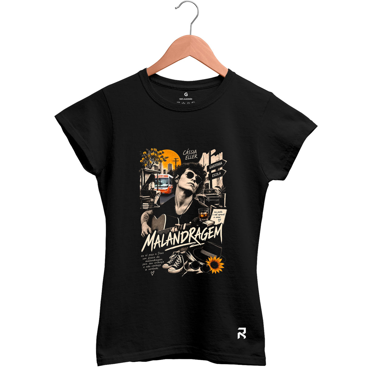 Camiseta Baby Look Feminina Malandragem