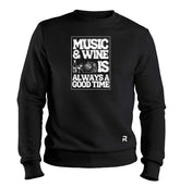 Moletom Unissex Music & Wine