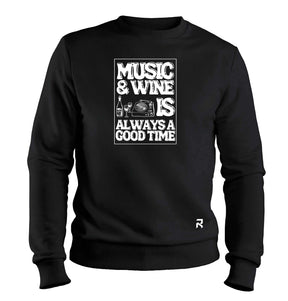 Moletom Unissex Music & Wine