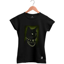 Camiseta Baby Look Feminina Metal Cat