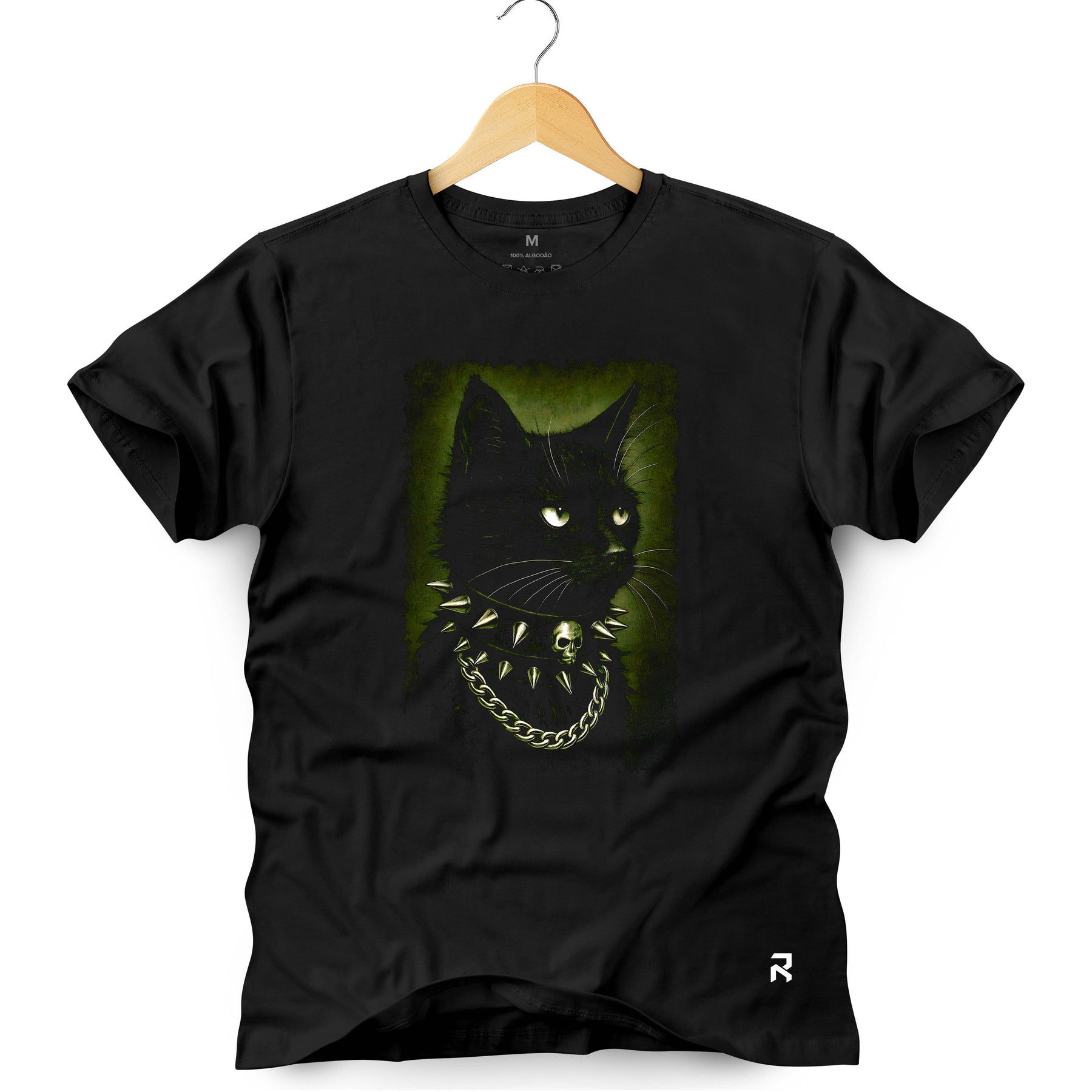 Camiseta Masculina Metal Cat