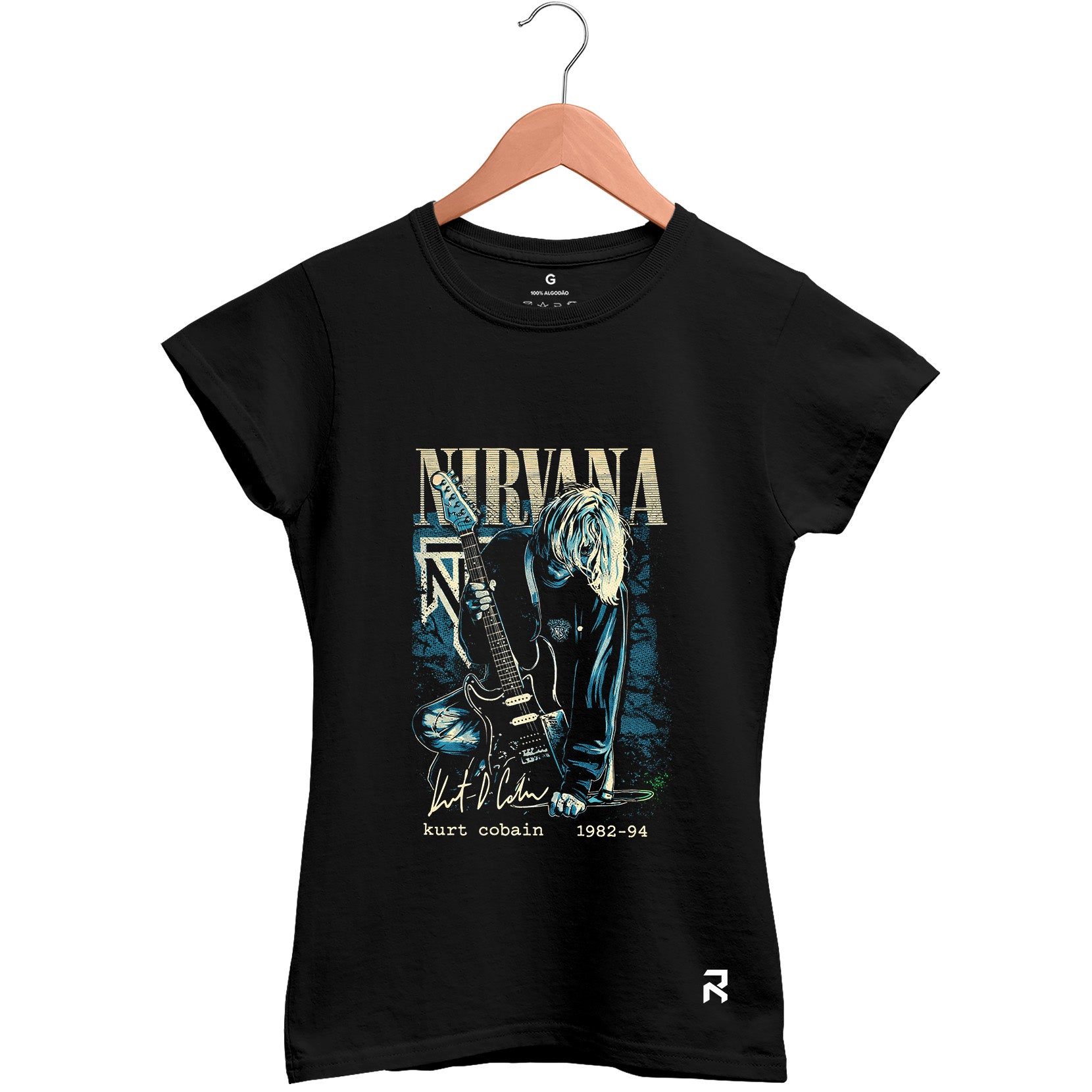 Camiseta Baby Look Feminina Nirvana 94