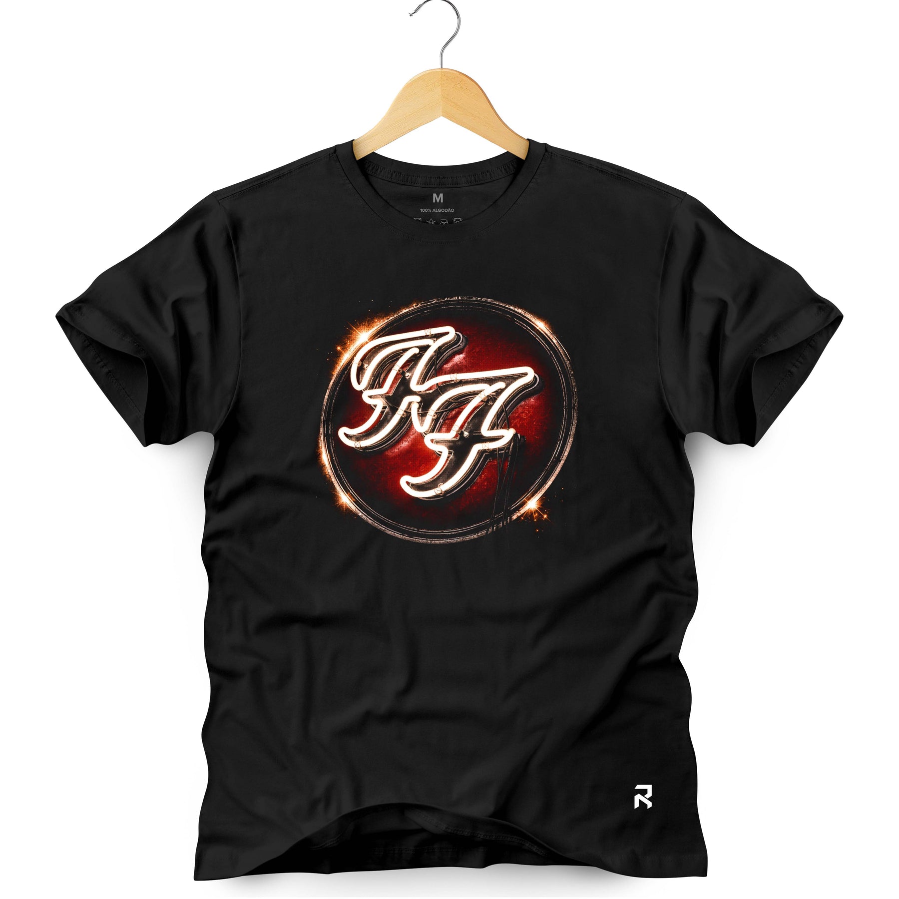 Camiseta Masculina Neon Foo Fighters