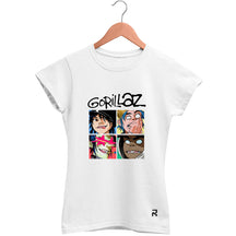 Camiseta Baby Look Feminina Now Gorillaz