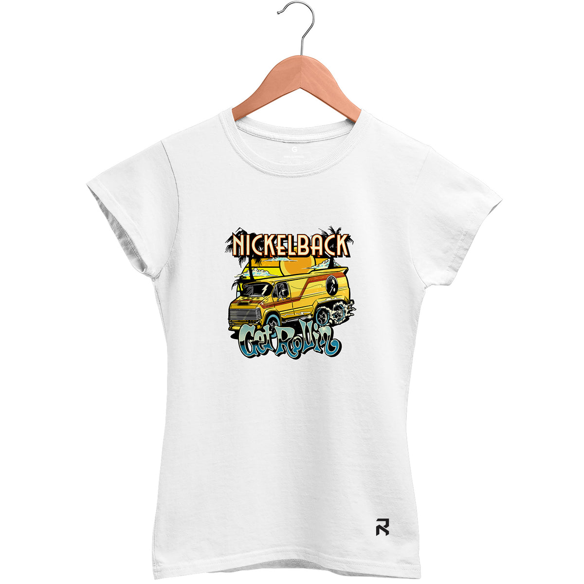 Camiseta Baby Look Feminina Nickelback