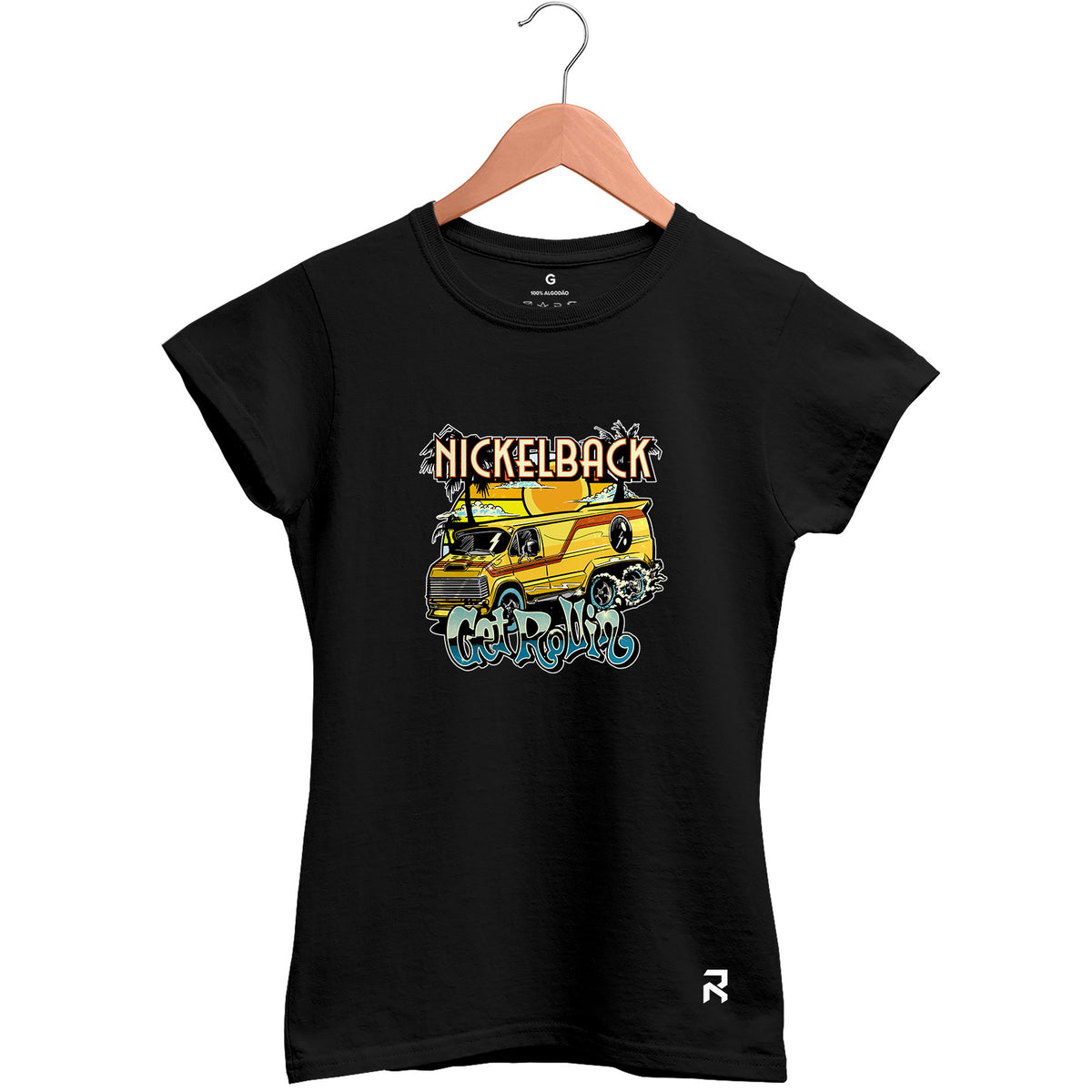 Camiseta Baby Look Feminina Nickelback