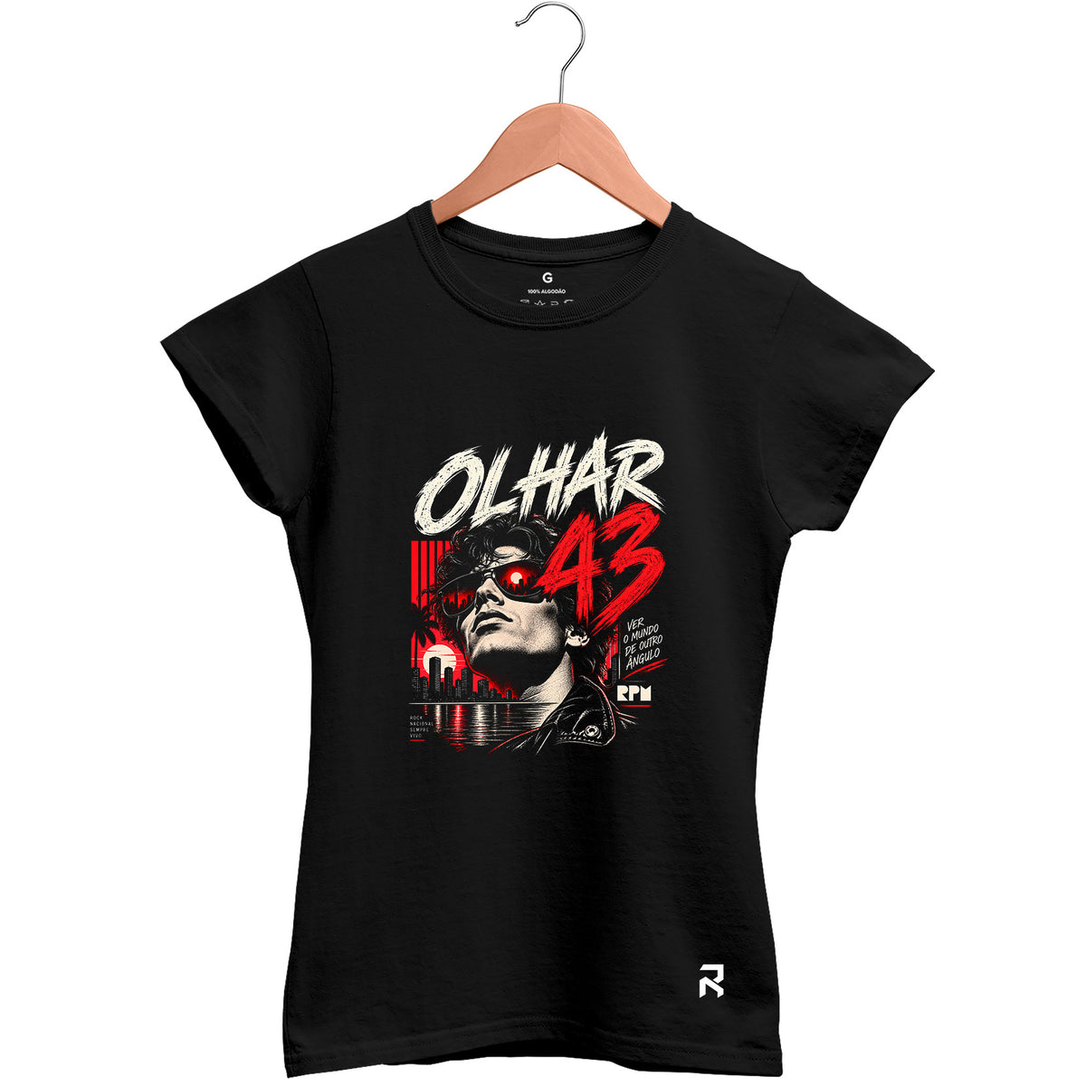 Camiseta Baby Look Feminina Olhar 43