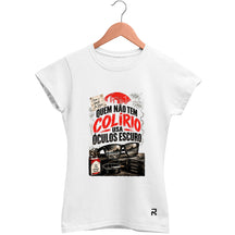 Camiseta Baby Look Feminina Óculos Escuros