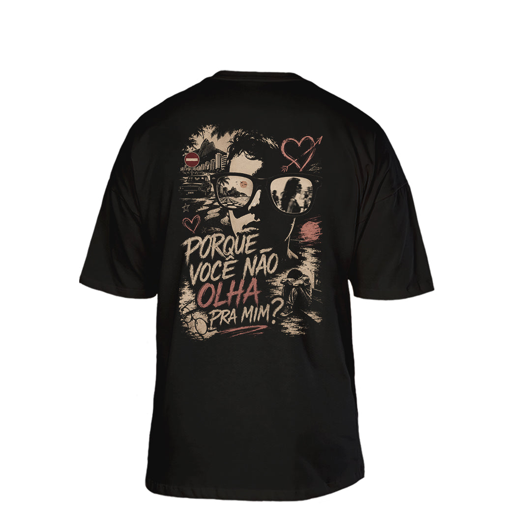 Camiseta Oversized Olha Pra Mim