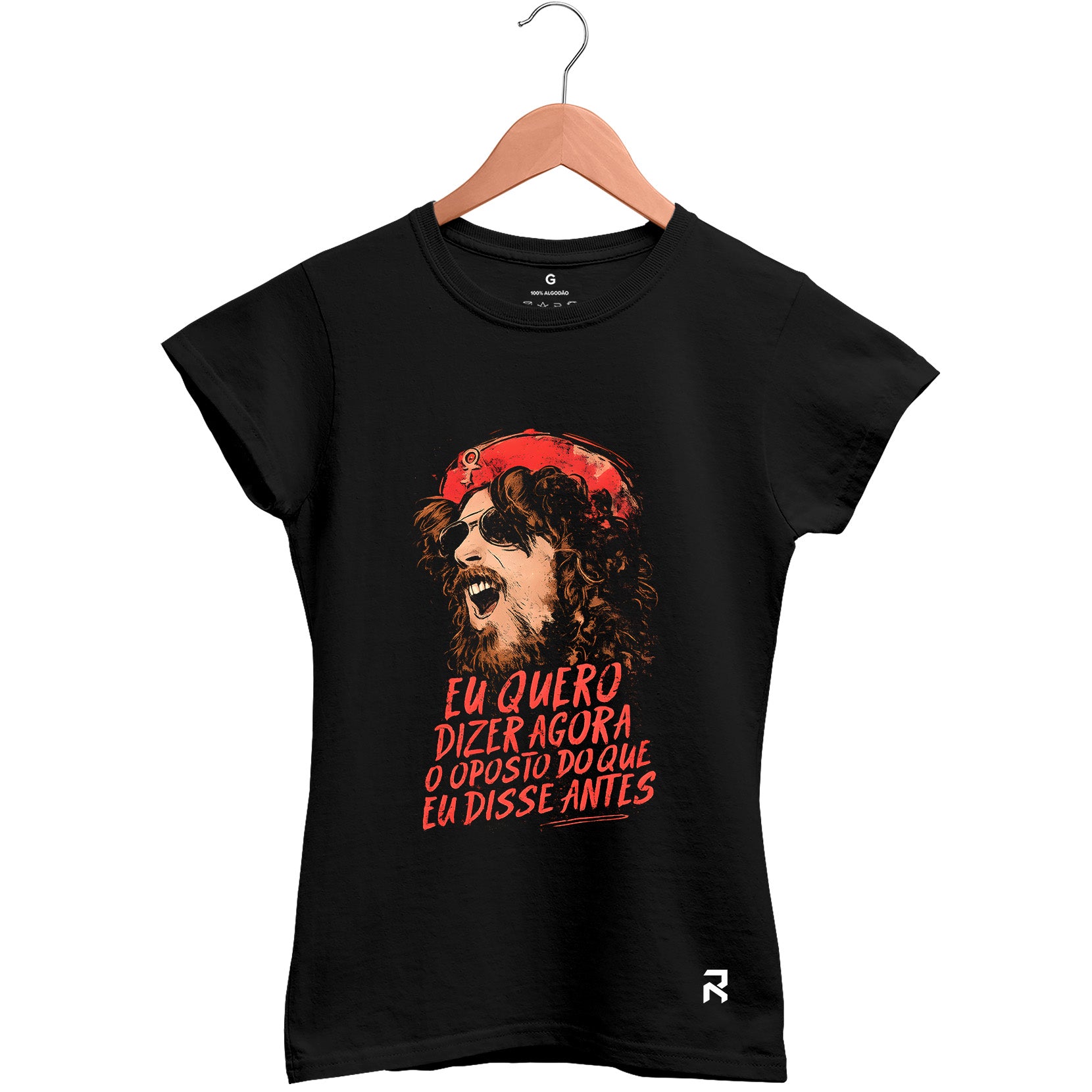 Camiseta Baby Look Feminina Oposto Raul