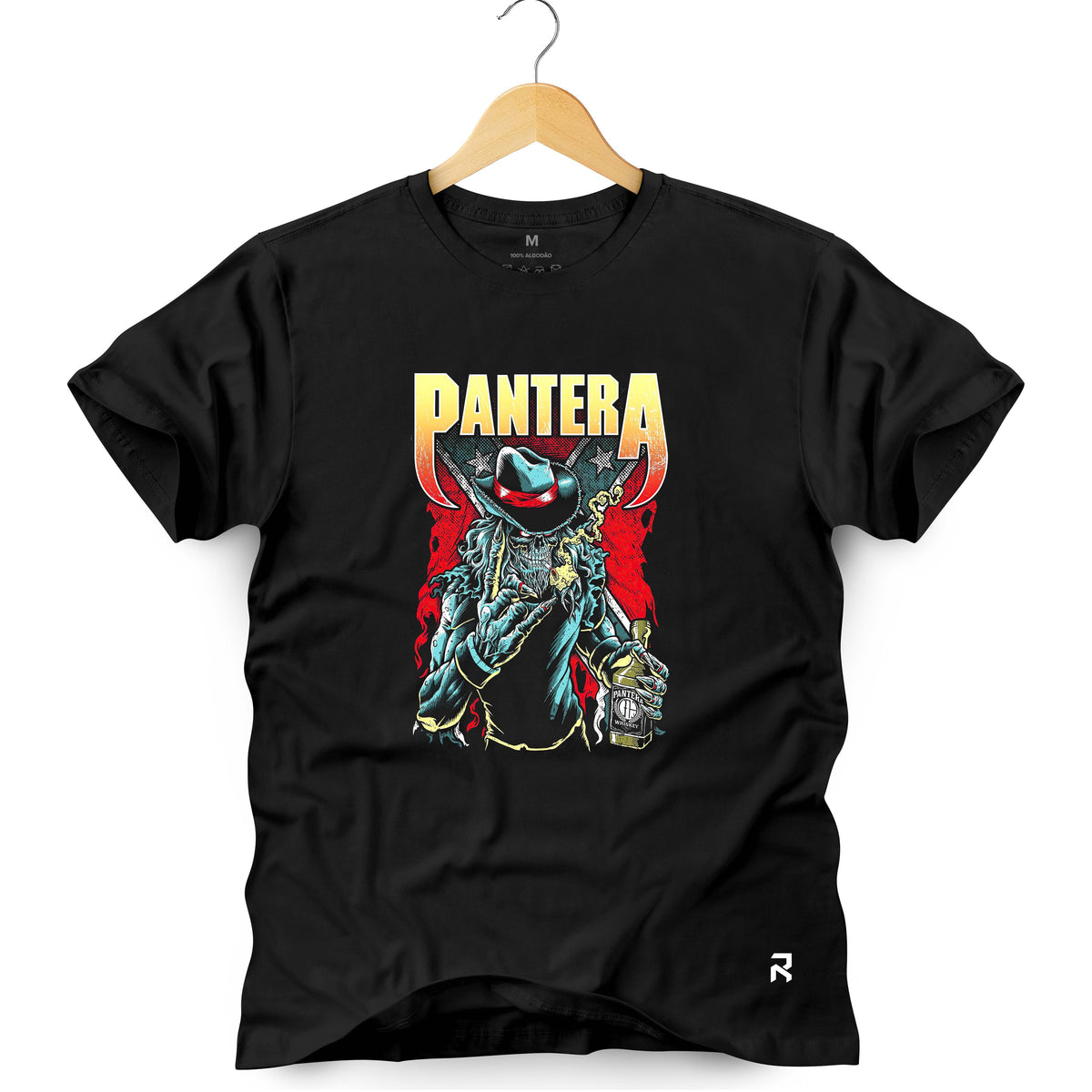 Camiseta Masculina Pantera Caveira