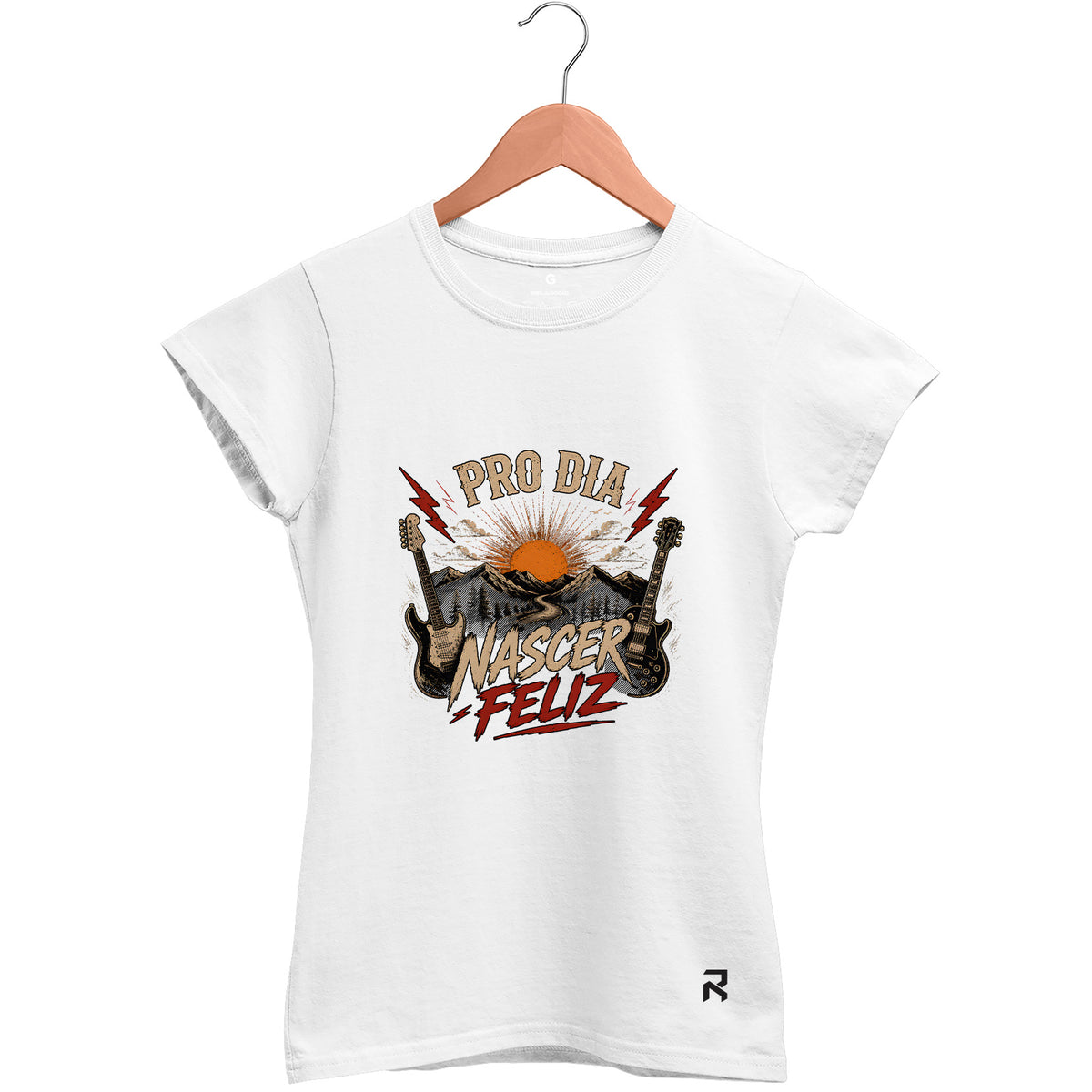 Camiseta Baby Look Feminina Nascer Feliz