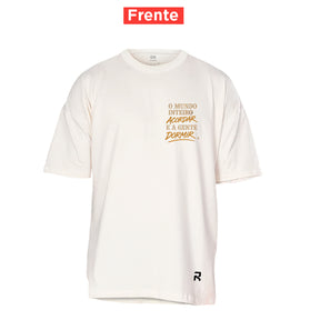 Camiseta Oversized Pro Dia Nascer Feliz