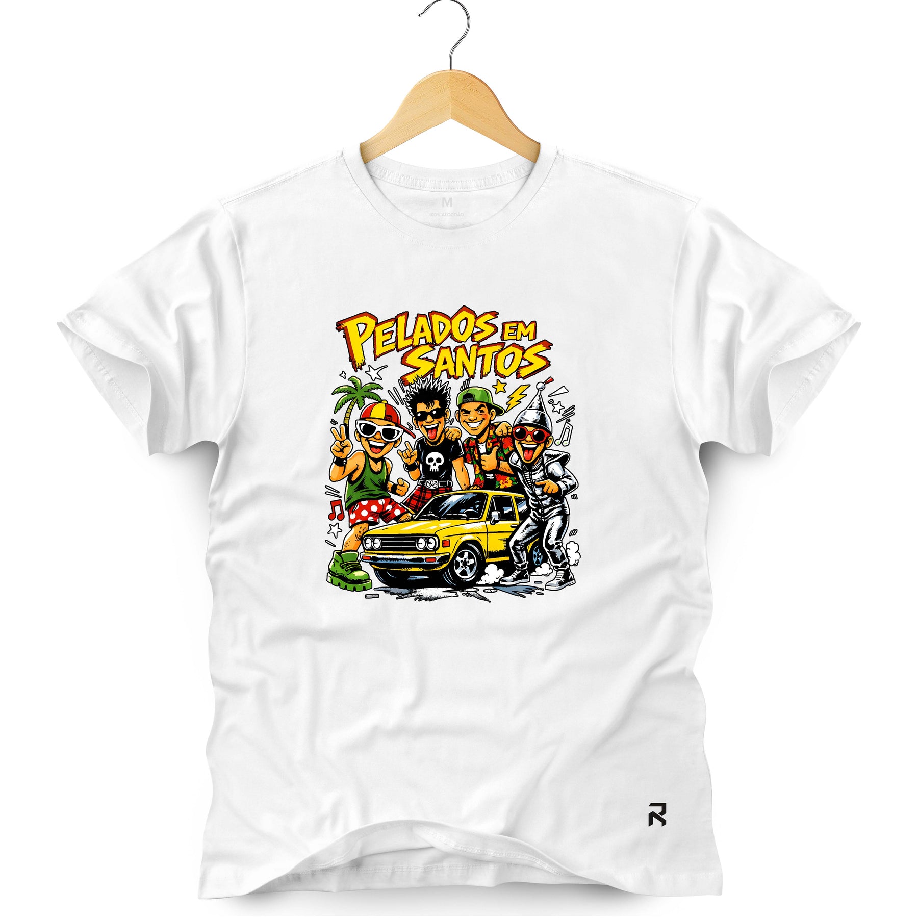 Camiseta Masculina Pelados Em Santos