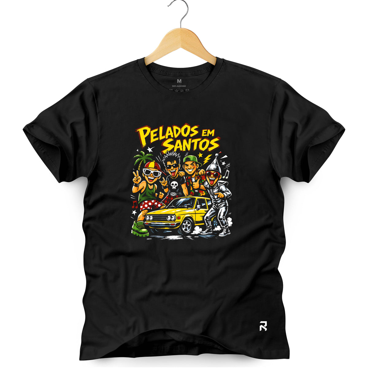 Camiseta Masculina Pelados Em Santos