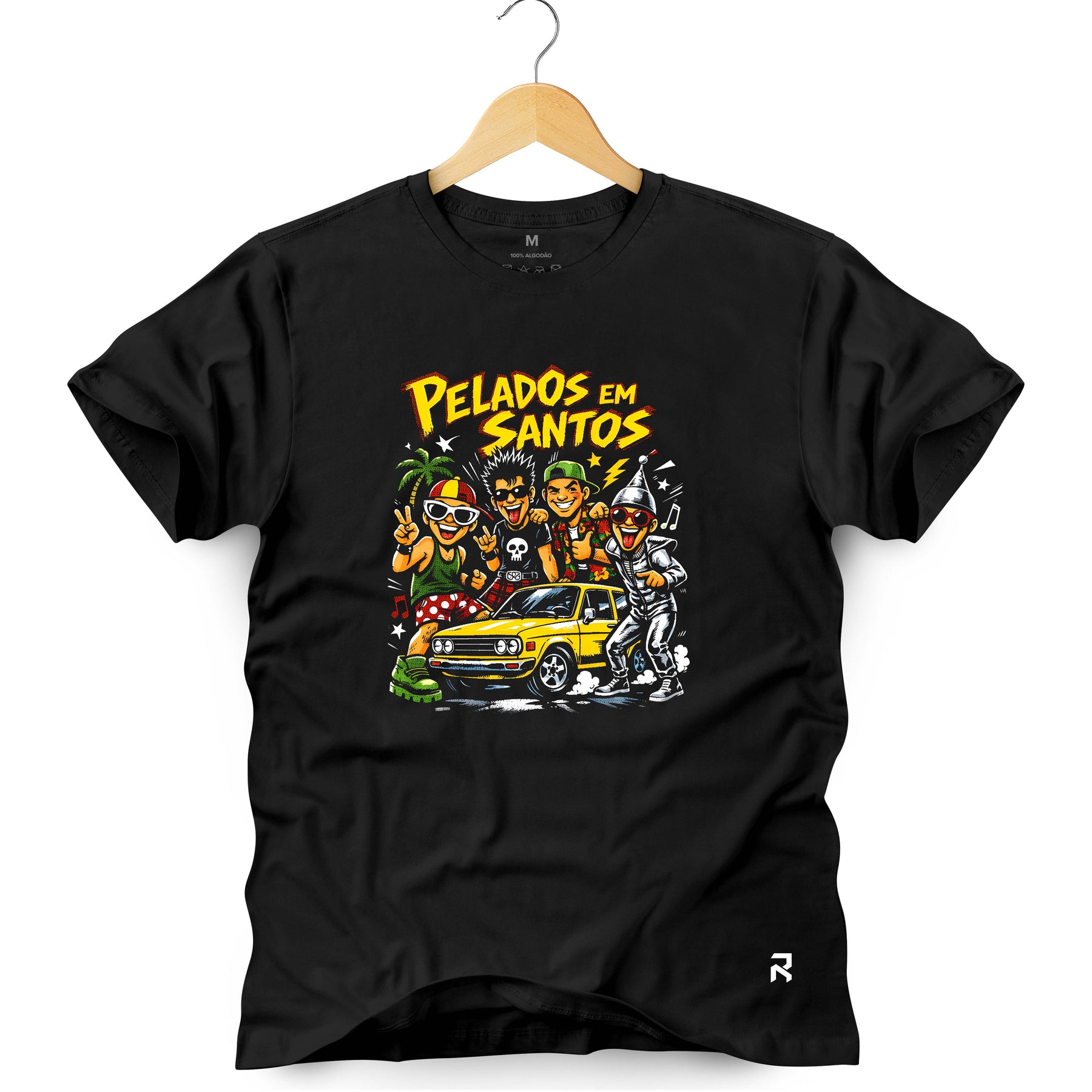 Camiseta Masculina Pelados Em Santos