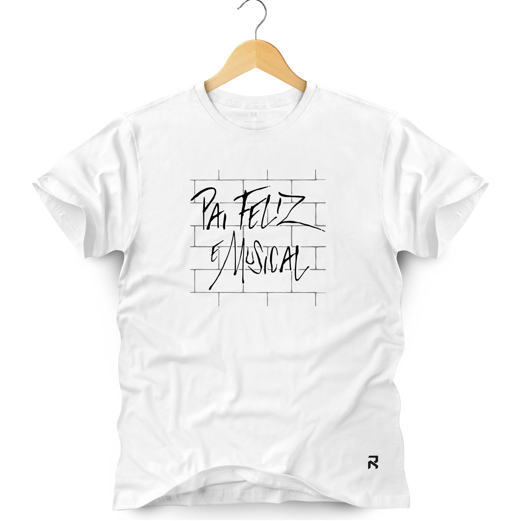 Camiseta Masculina Pai Feliz e Musical