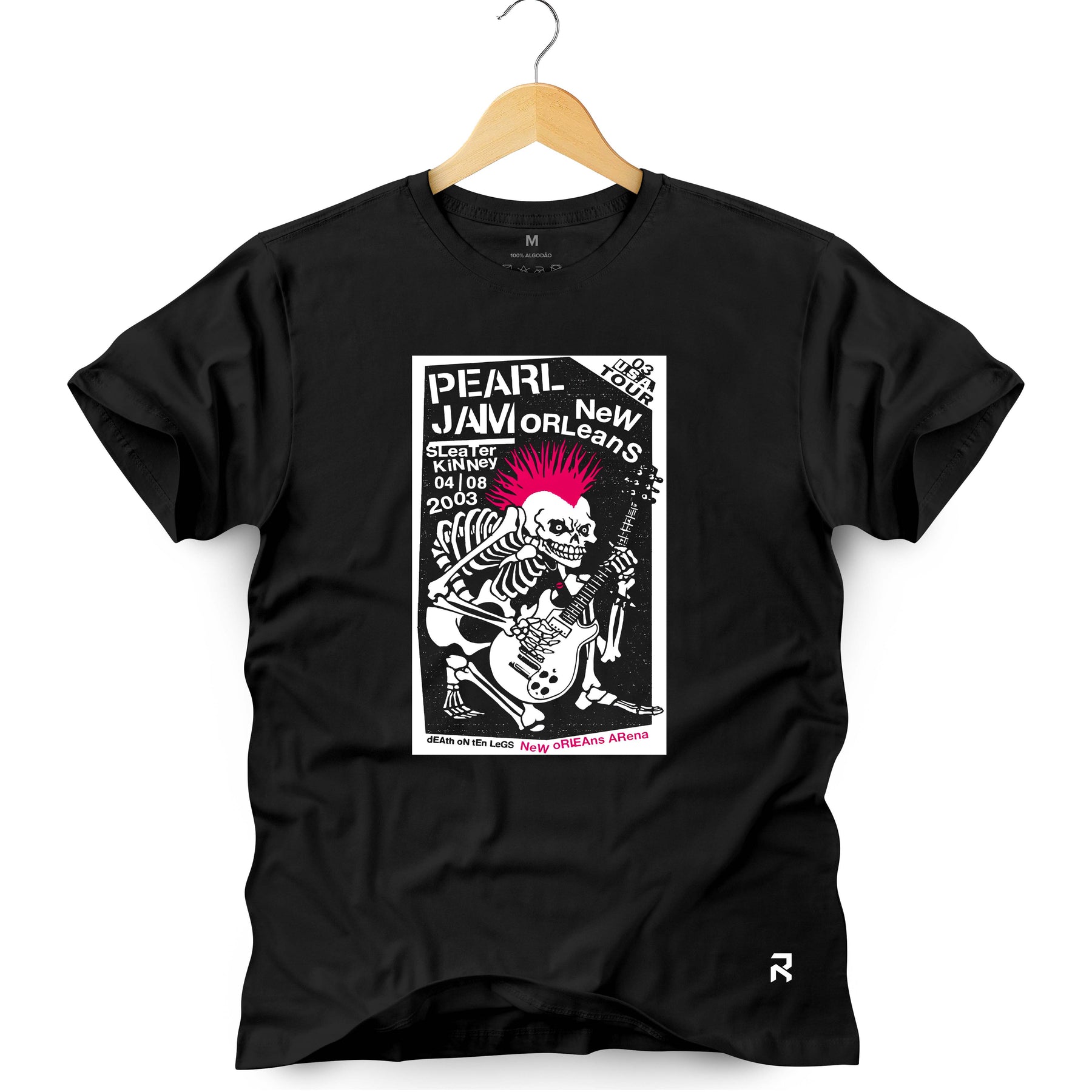 Camiseta Masculina Pearl Jam 2003