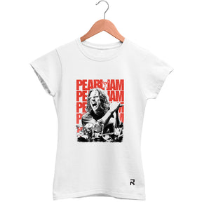 Camiseta Baby Look Feminina Pearl Jam Banda