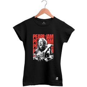 Camiseta Baby Look Feminina Pearl Jam Banda