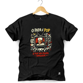 Camiseta Masculina Papa é Pop